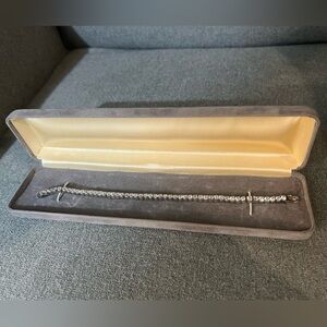 Vintage Silver Tennis Bracelet